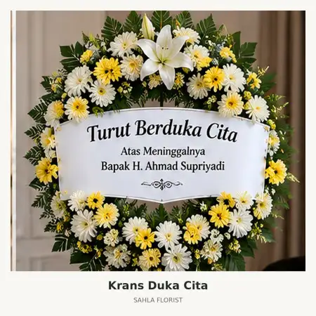 Krans Bunga Duka Kepanjenkidul